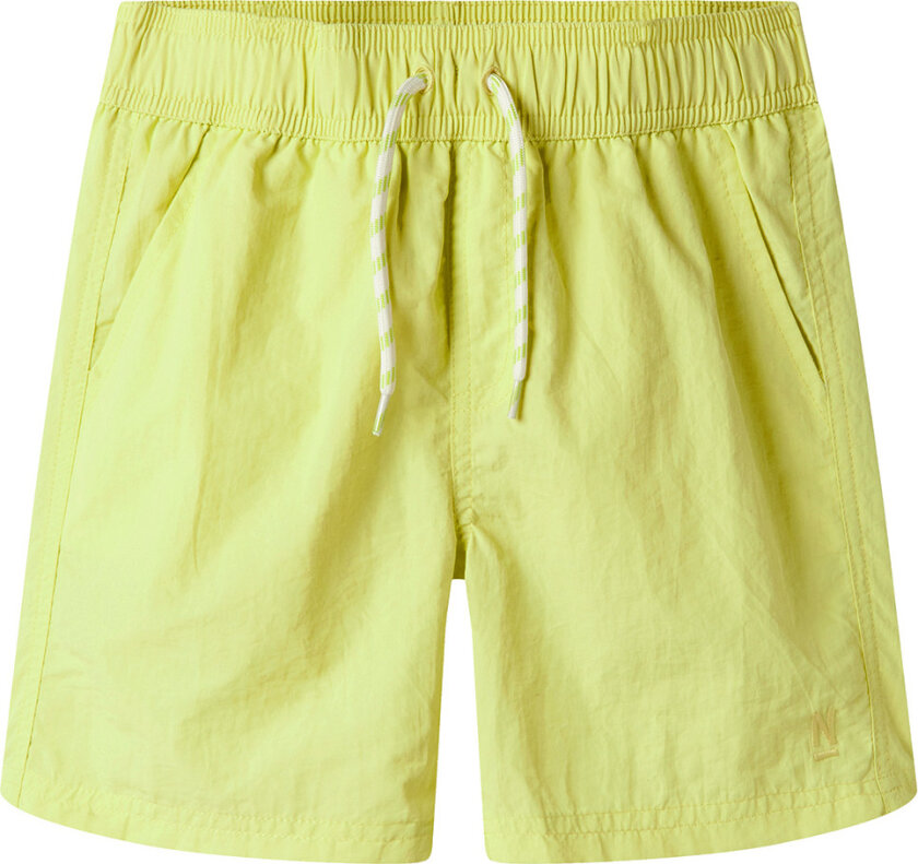 Badeshorts - NkmZakro - Sunny Lime - - 9 år (134) - Badetøy