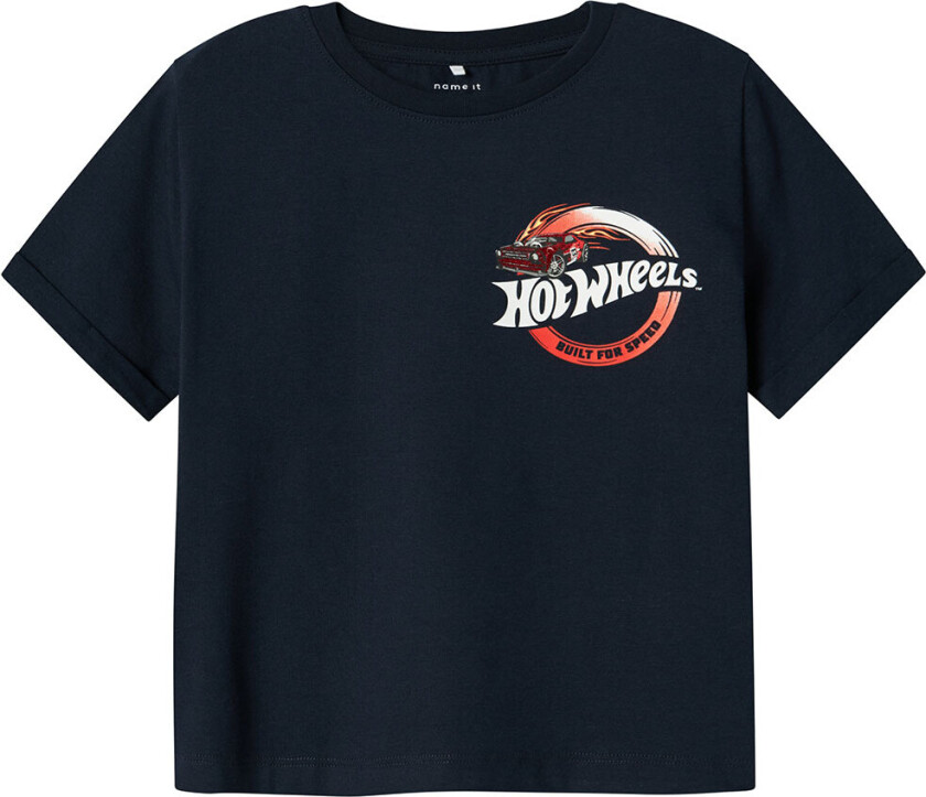 T-skjorte - NmmAtreus - Hot Wheels - Navy Blazer - - 2 år (92) - T-skjorte