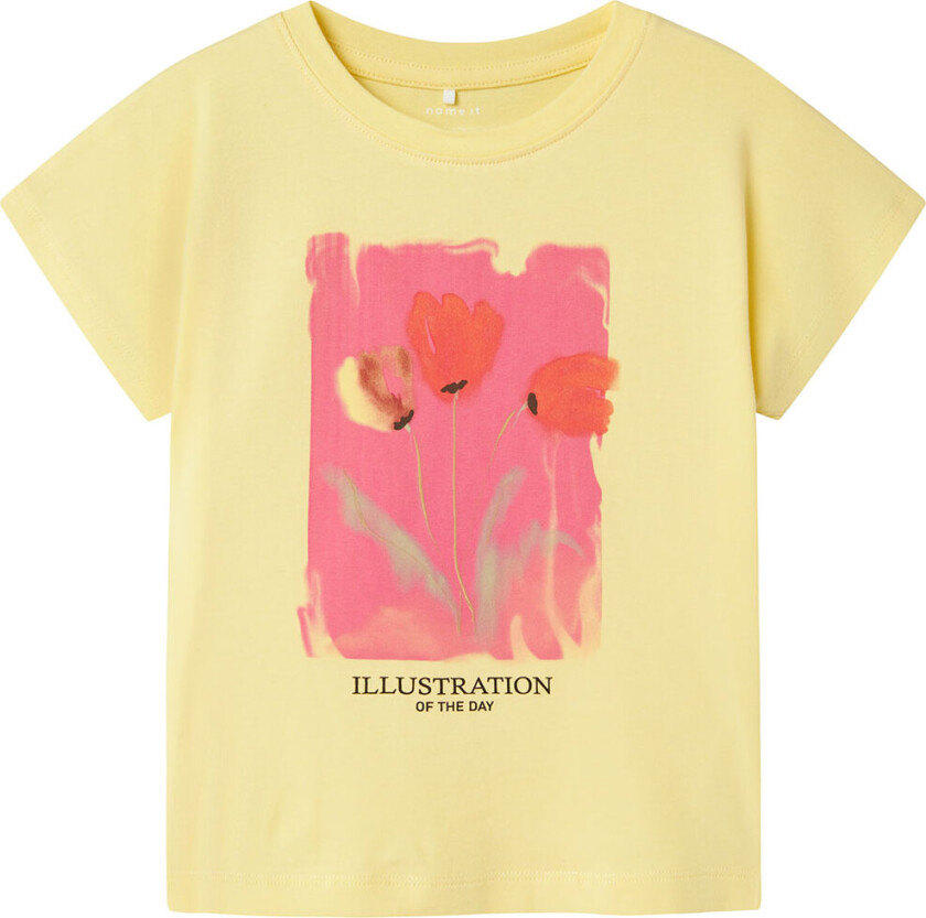 T-skjorte - NmfFabiola - Lemon Marengs - - 2 år (92) - T-skjorte
