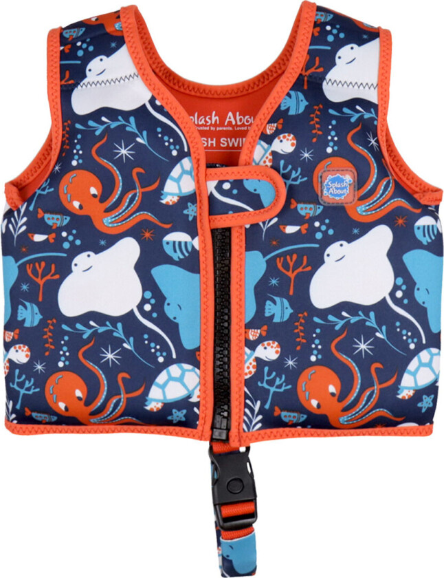 Svømmevest - Gå Splash - Under The Sea - - 4-6 år (104-116) - Svømmevest