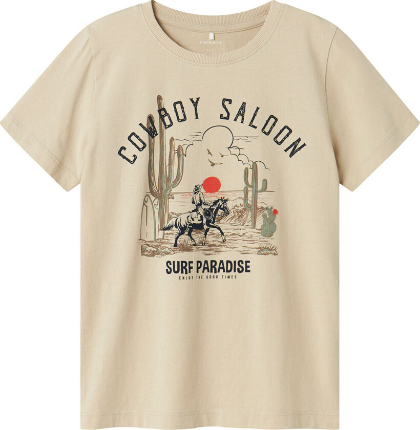 T-skjorte - NkmHaldi - Peyote - - 9-10 år (134-140) - T-skjorte