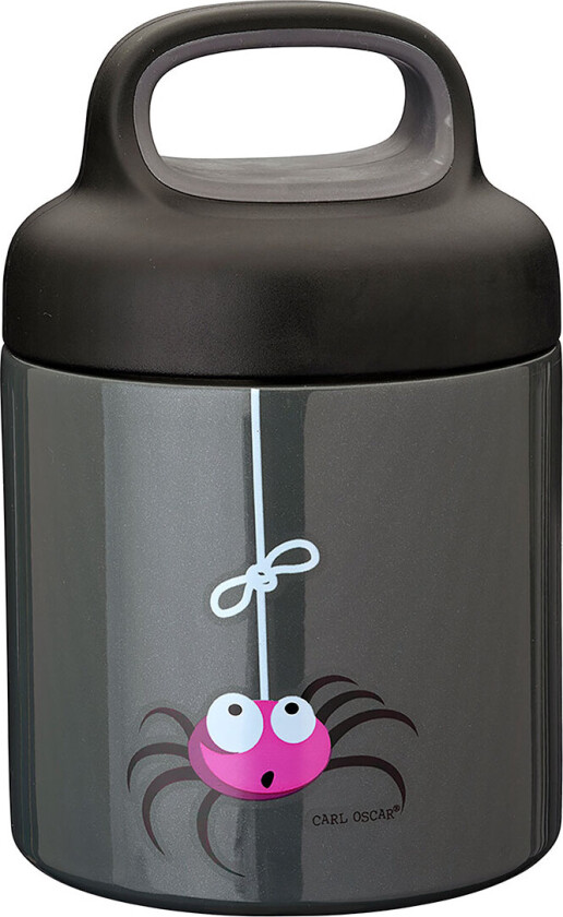 Termo Matboks - 0,3 L - TEMP LunchJar - Grå m. Edderk - - OneSize - Matboks
