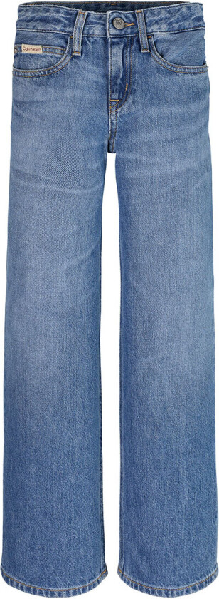 Jeans - Høytliggende vidde ben - Soft Blue - - 16 år (176) - Jeans