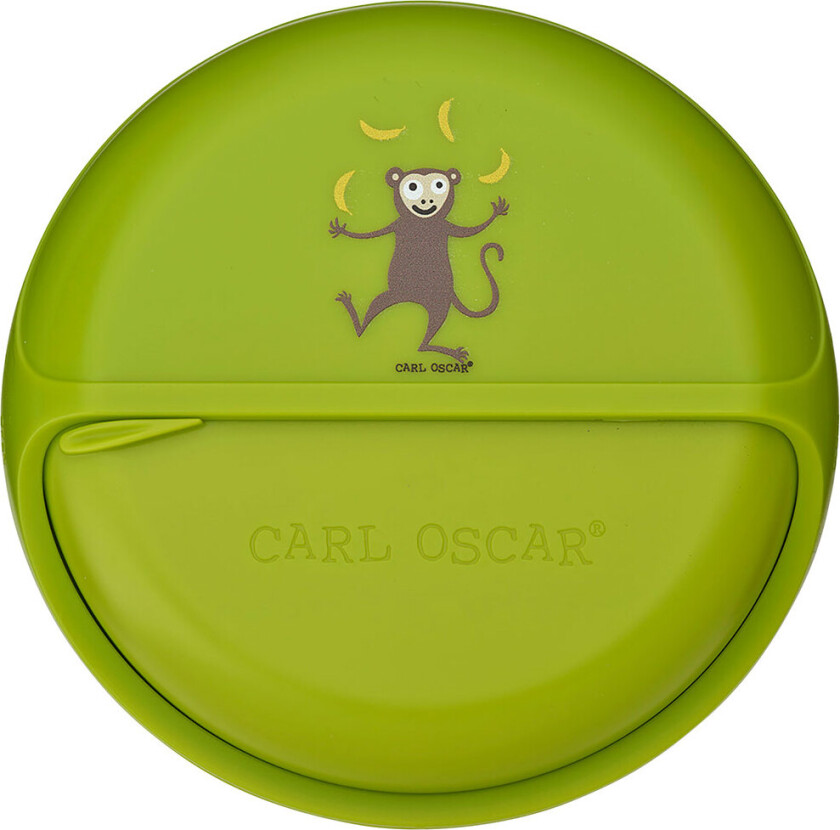 Snackboks - MiniDisc - 12 cm - Lime m. Ape - - OneSize - Matboks
