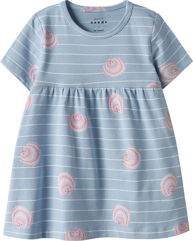 Kjole - NbfVandora - Serenity/Seashells - - 68 - Kjole