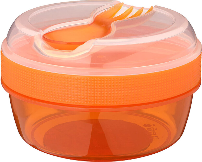 Snackboks m. Kjøleelement - N'Ice Cup - 7 cm - Oransj - - OneSize - Matboks