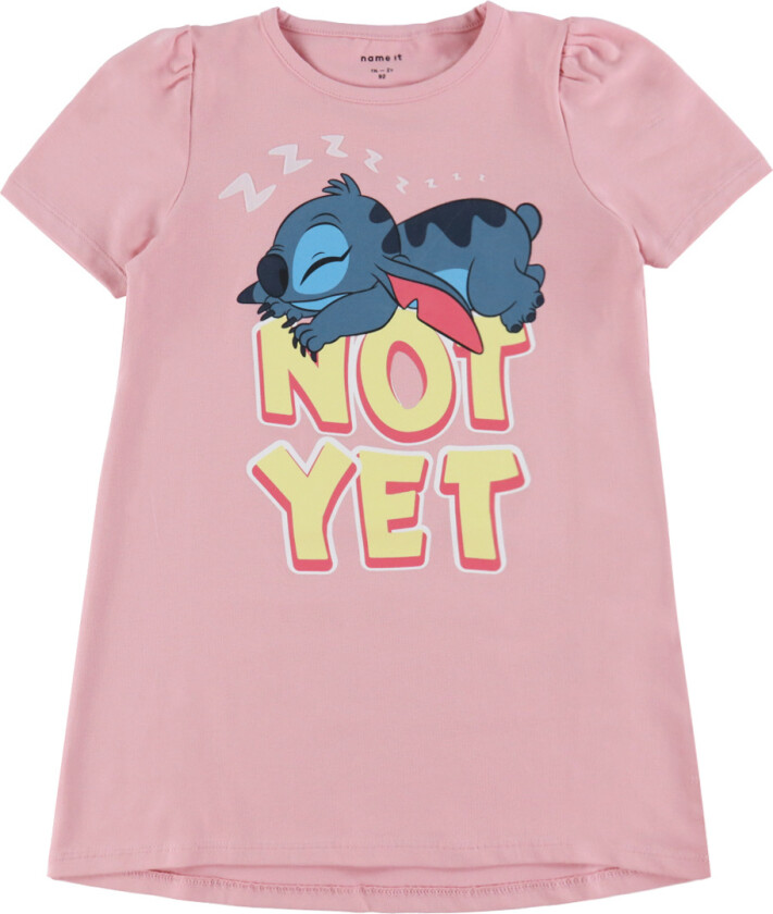 Nattkjole - NmfAsta - Stitch - Cameo Rosa - - 2 år (92) - Nattkjole