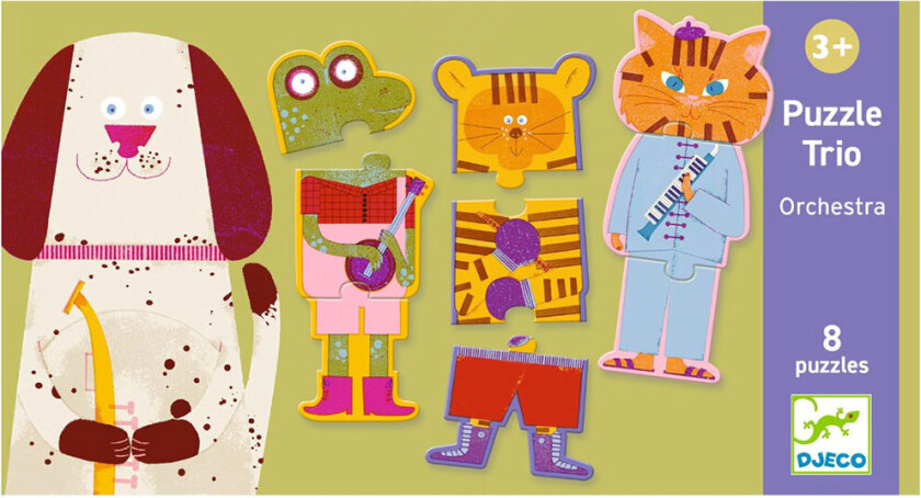 Puslespill - 24 Brikker - Orkester - - OneSize - Puslespill