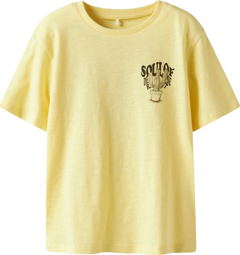 T-skjorte - NkmJokik - Lemon Marengs - - 6 år (116) - T-skjorte