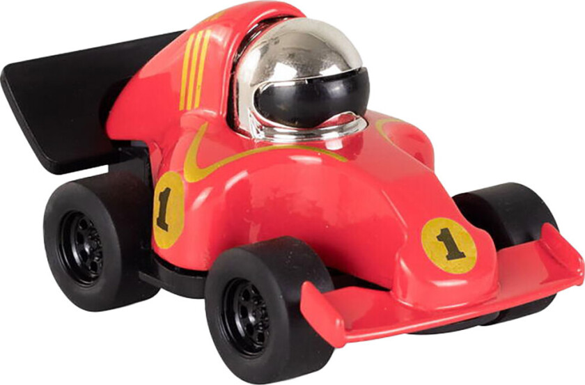 Racerbil - Trykk To Go - Rød - - OneSize - Bil