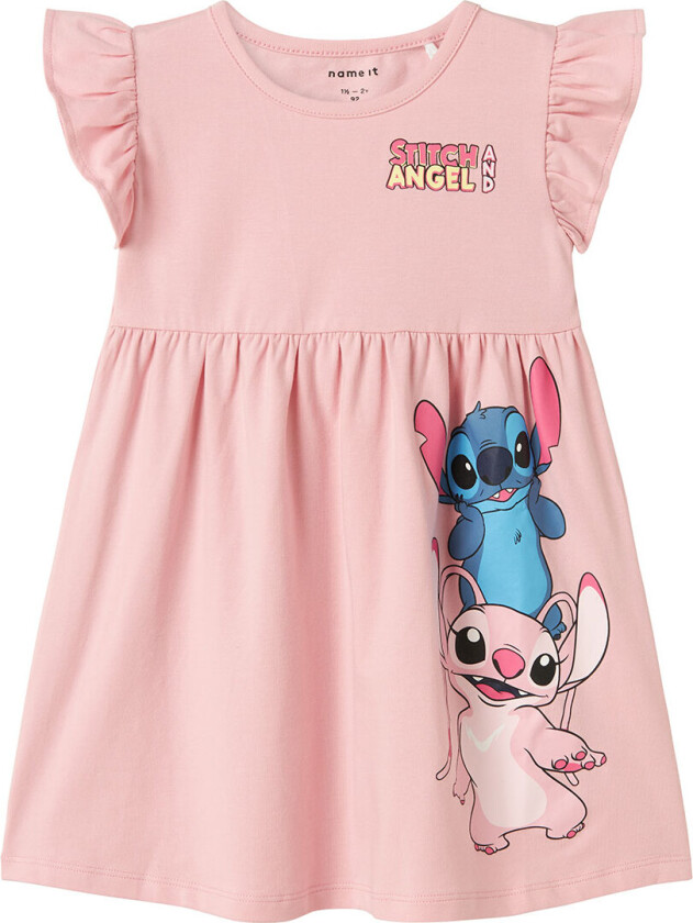 Kjole - NmfAssa - Stitch - Cameo Rosa - - 2 år (92) - Kjole