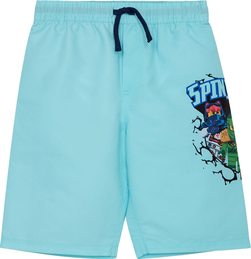 LEGO® Ninjago Badeshorts - LwAgan 302 - UV40+ - Mint m. Trykk - LEGO® Wear - 5 år (110) - Badetøy