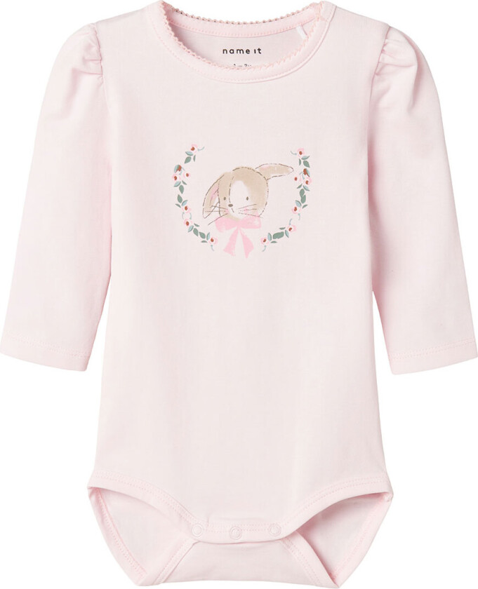 Body I/e - NbfHannah - Ballerina m. Trykk - - 62 - Langermet Body