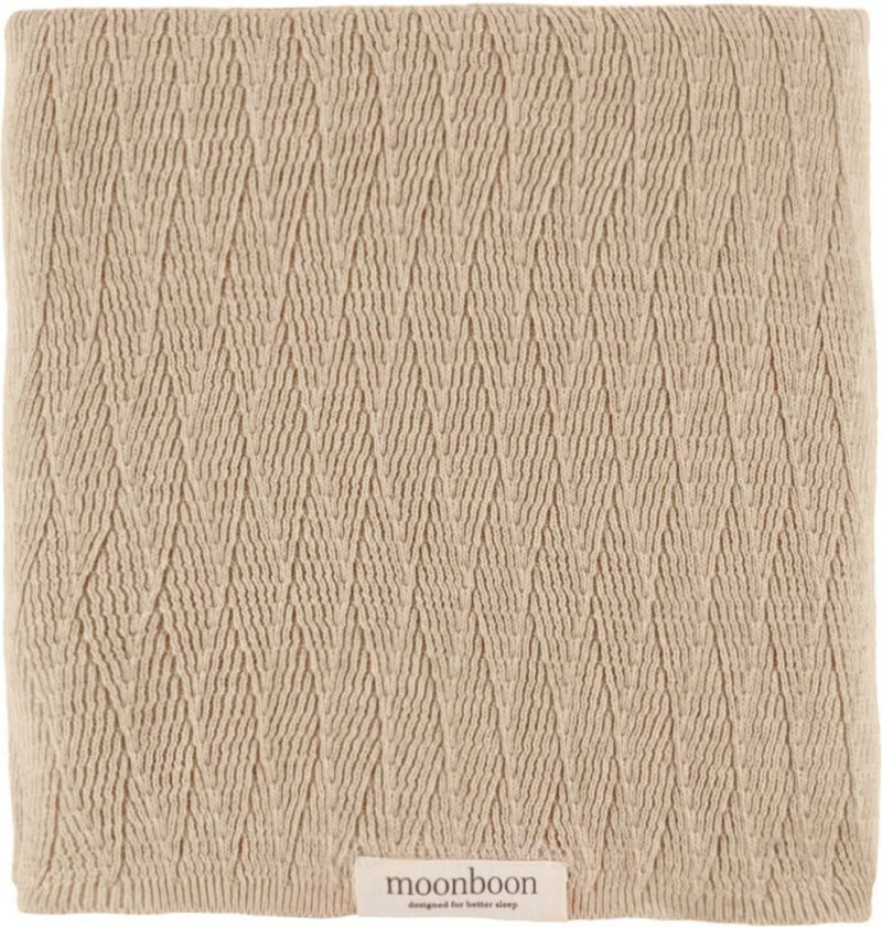 Teppe - Strikk - 100x80 cm - Rose Høyt - - OneSize - Teppe
