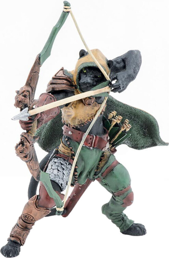 Mutant Panther m. Bue Og pil - H: 12 cm - - OneSize - Lekedyr