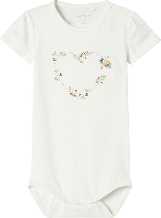 Body k/e - NbfHillie - Cloud Danser m. Trykk - - 68 - Kortermet body