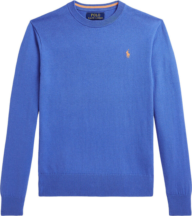 Genser - Strikk - Blå - - 8 år (128) - Genser