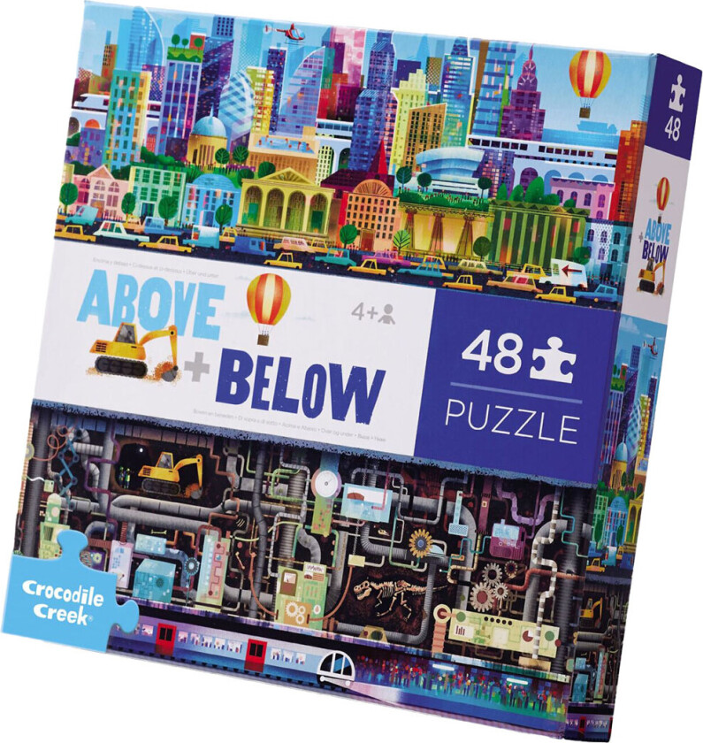 Puslespill - 48 Brikker - Over og under - BIG Ci - - OneSize - Puslespill