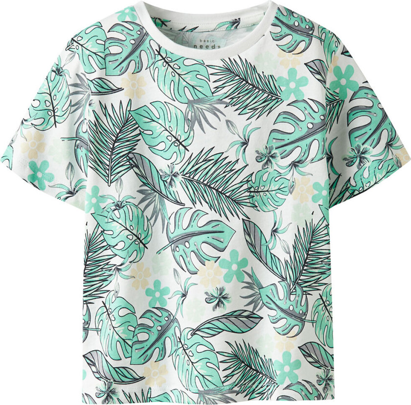 T-skjorte - NmmValmas - Bright White - - 3 år (98) - T-skjorte