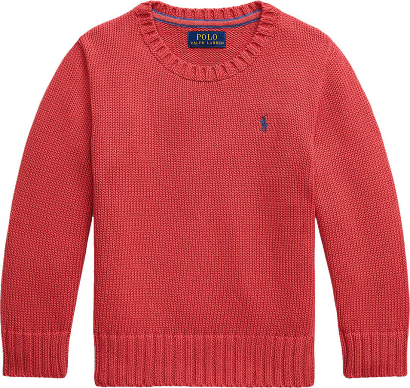 Genser - Strikk - Rød - - 6 år (116) - Genser