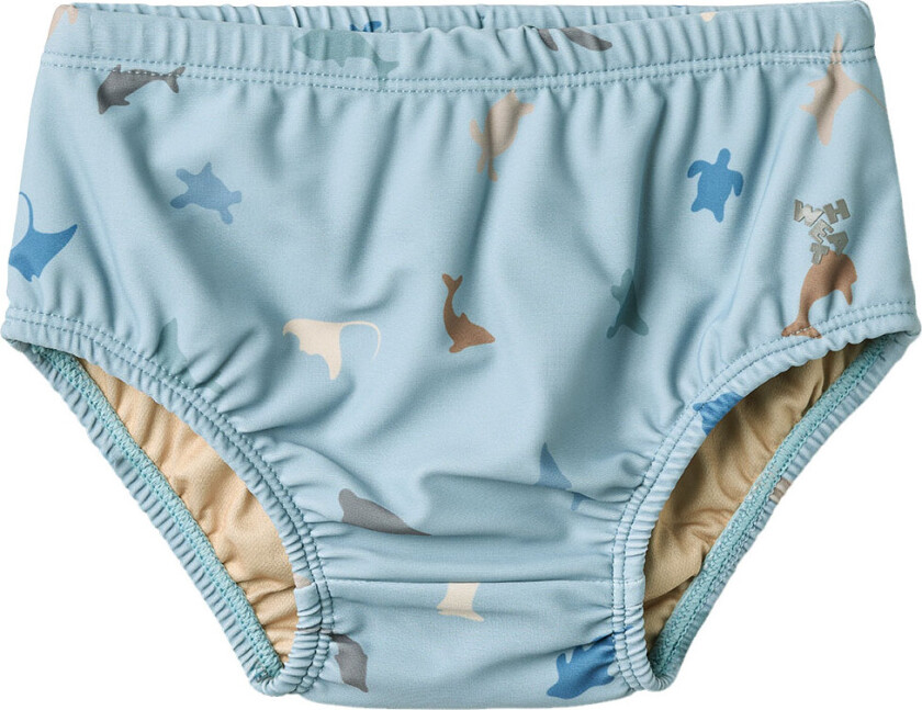 Svømmebleie - Philip - UV40+ - Soft Blue Sea Life - - 2 år (92) - Svømmebleie