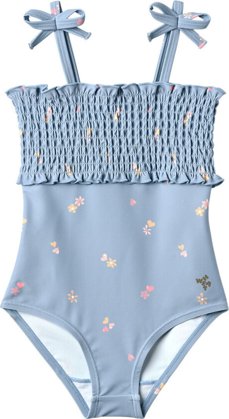 Badedrakt - Selma - UV40+ - Morgen Sky Hearts - - 6 år (116) - Badetøy