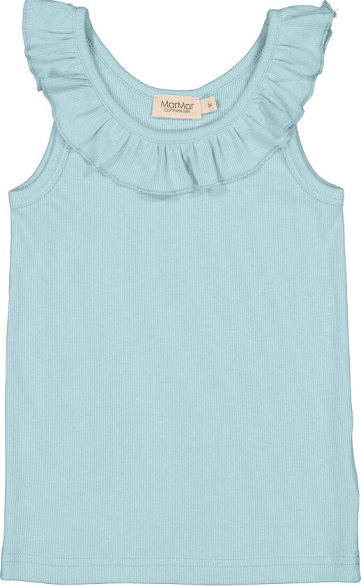 Topp - Rib - Modal - Tamar - Himmelsk Blue - - 12 år (152) - Singlet