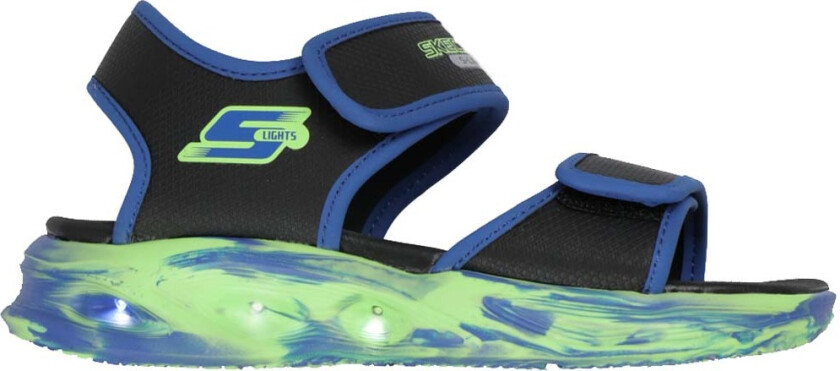 Sandaler m. Lys - Lys Sola - Svart/blått - - 31 - Sandals