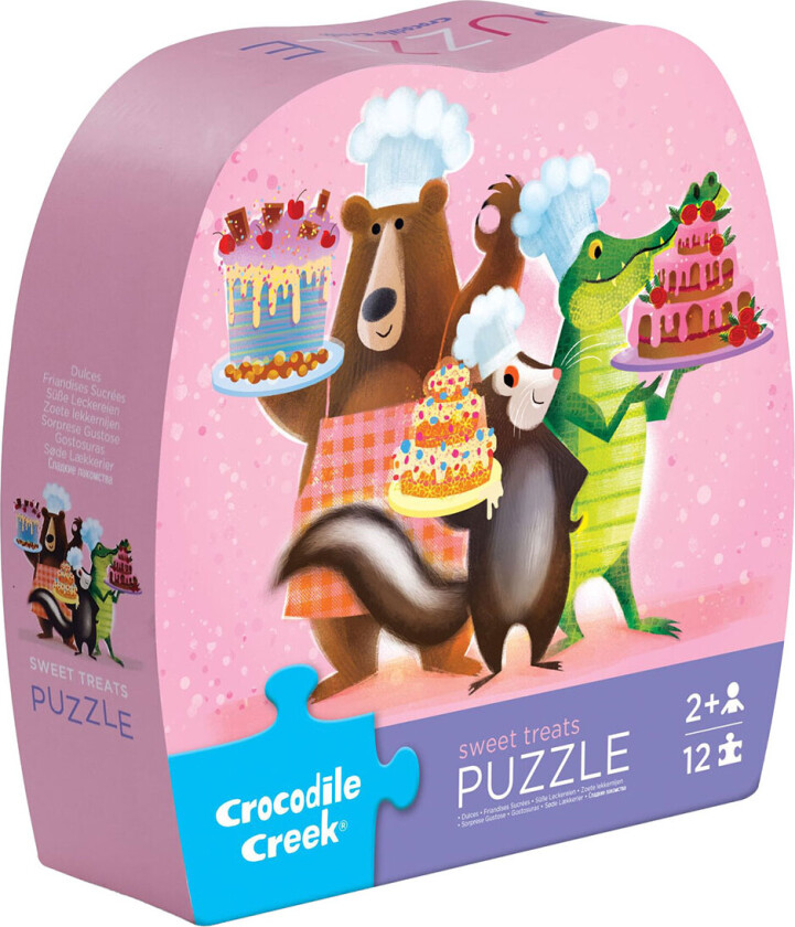 Puslespill - 12 Brikker - Sweet Godbiter - - OneSize - Puslespill