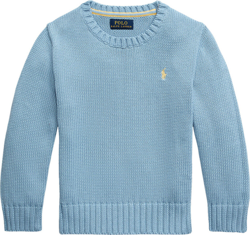 Genser - Strikk - Lyseblå - - 7 år (122) - Genser