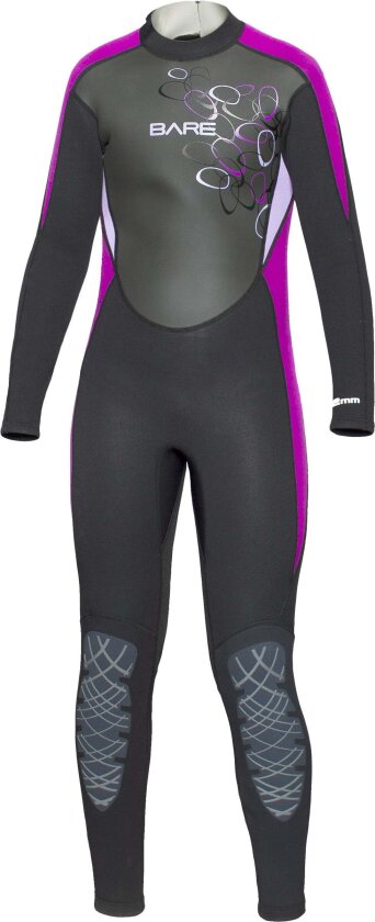 Manta 3/2mm juniordrakt 6-16 år lilla - 16 år Lilla