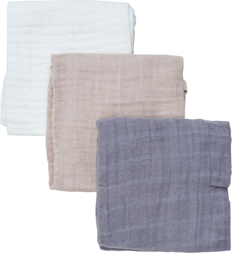 Pippi Stoffklutene - 3-pack - 65x65 cm - Tradewinds - Pippi Baby - OneSize - Gulpeklut