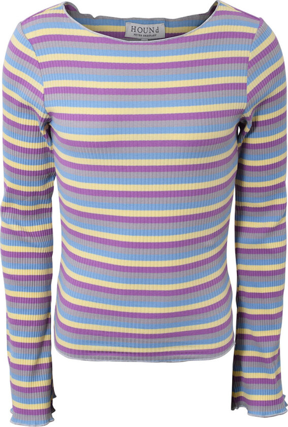 Genser - Rib - Light Yellow Stripe - - 10 år (140) - Genser
