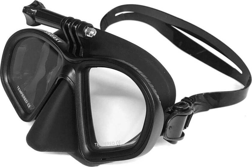 Sneaky dykkemaske med Gopro feste med optikk