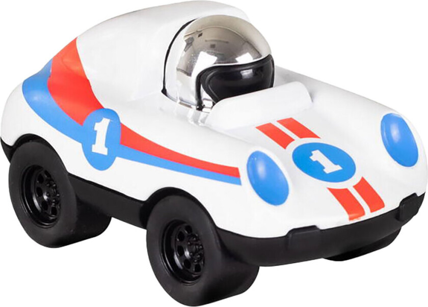 Racerbil - Trykk To Go - Hvit - - OneSize - Bil