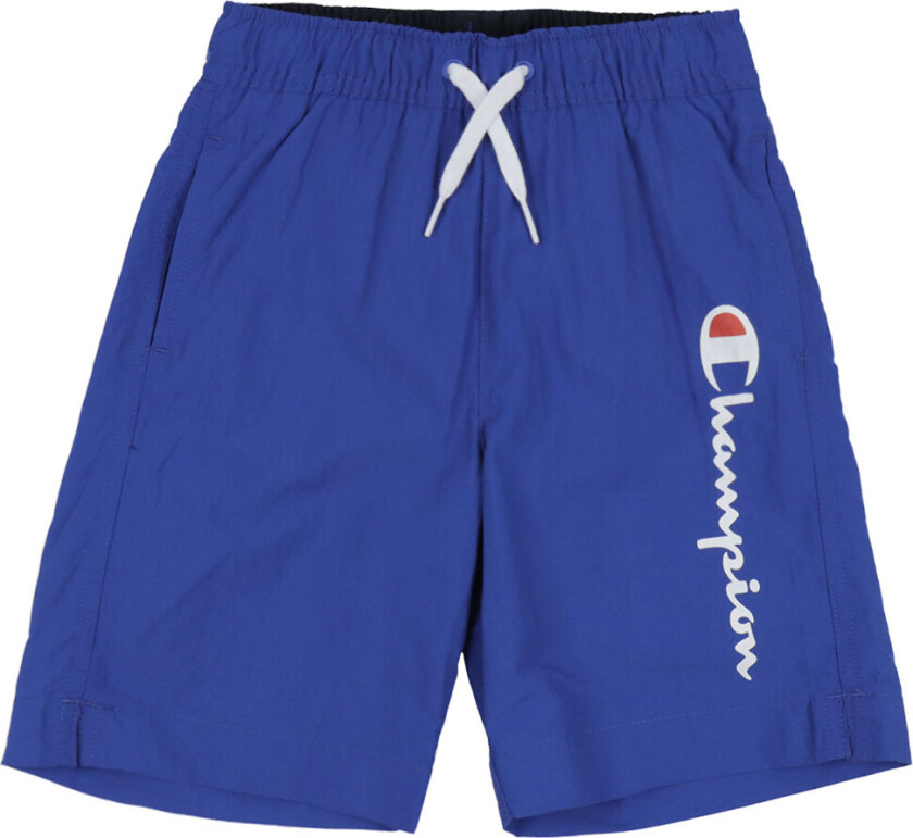 Badeshorts - Blå m. Logo - - 3-4 år (98-104) - Badetøy