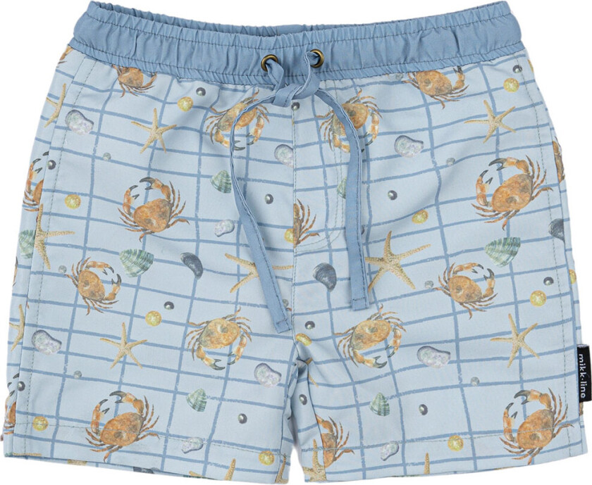 Bilde av Badeshorts - Falmet Denim - - 122/128 - Badetøy