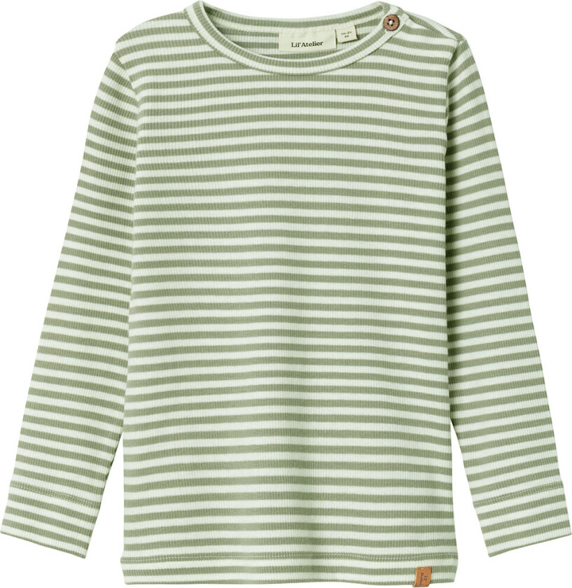 Lil' Atelier Genser - Rib - Noos - NmmGago - Kalkstein - Lil Atelier - 5 år (110) - Genser