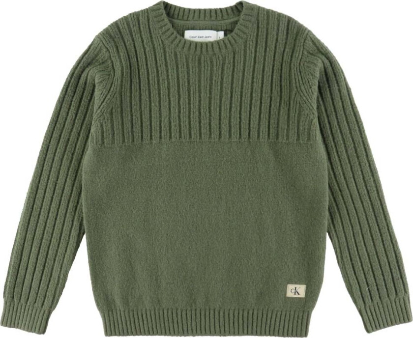 Genser - Strikk - Dusty Olive - - 12 år (152) - Genser