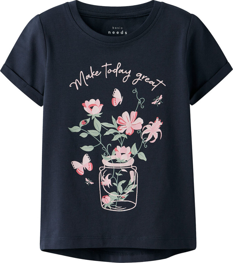 T-skjorte - NmfVix - Navy Blazer/I dag - - 2 år (92) - T-skjorte