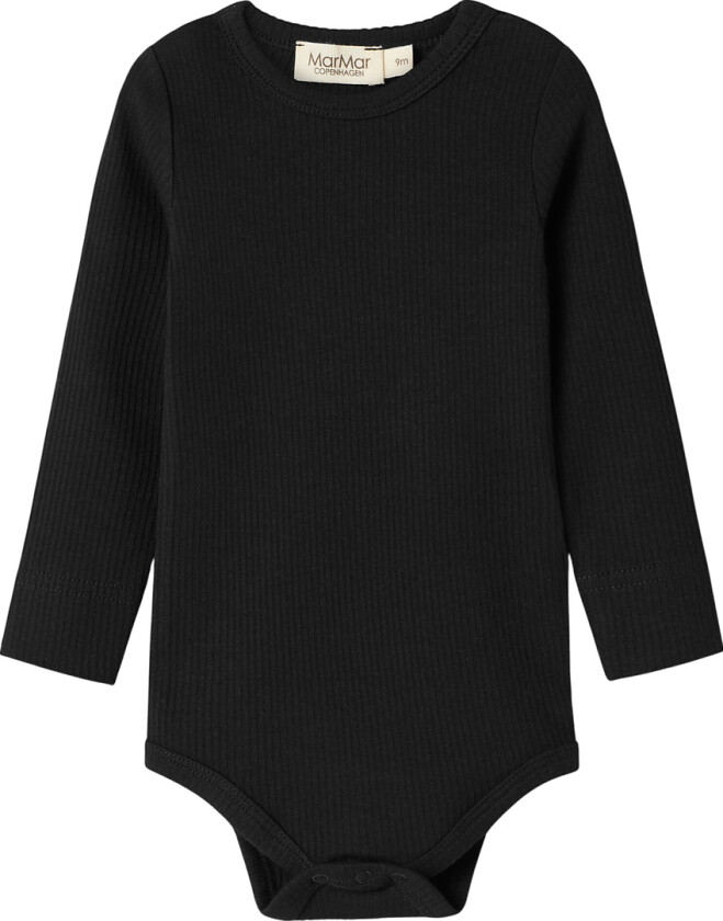 Body I/e - Rib - Modal - Noos - Svart - - 56 - Langermet Body