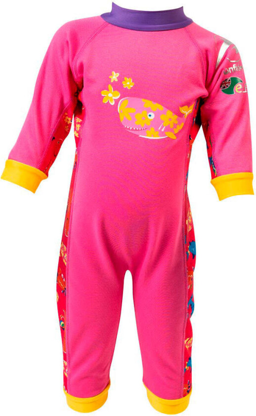 SPLASHY™ UV-drakt baby - 9-12 mnd Rosa motiv
