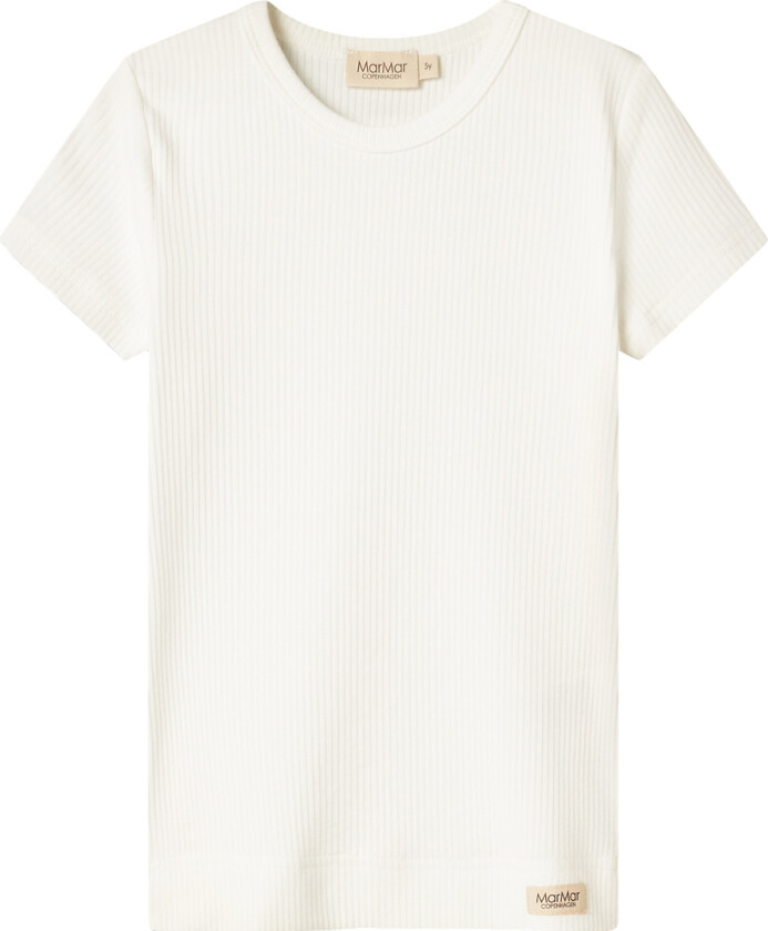 T-skjorte - Rib - Modal - Nei - Mild White - - 9 år (134) - T-skjorte