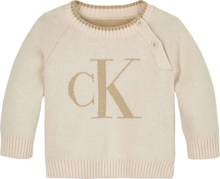 Genser - Strikk - Floffy Logo - Whitecap Grå - - 4 år (104) - Genser