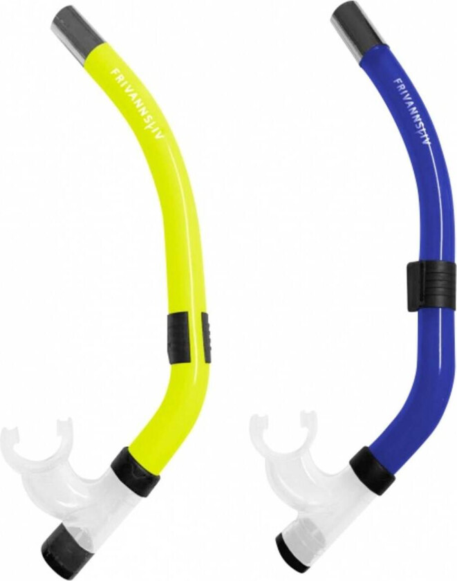 Frivannsliv juniorsnorkel med ventil - Blå