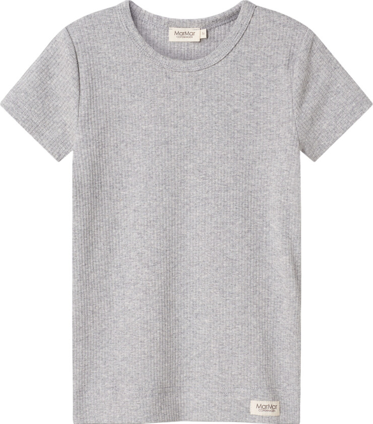T-skjorte - Rib - Modal - Noos - Lysegrå Melert - - 12 år (152) - T-skjorte