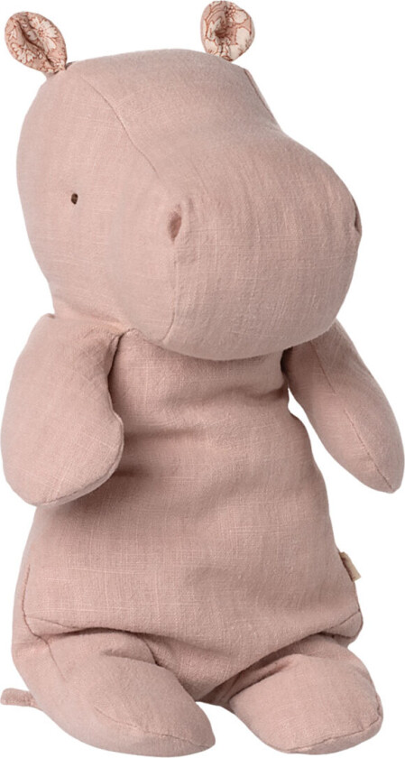 Kosedyr - Safari Friends - flodhest - Medium+ - Lys Rosa - - OneSize - Kosedyr