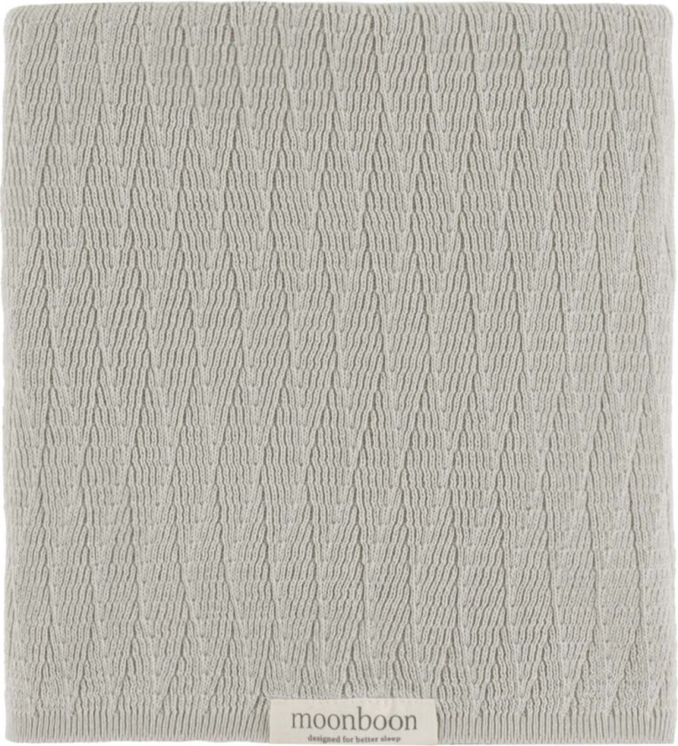 Teppe - Strikk - 100x80 cm - Måne Rock - - OneSize - Teppe