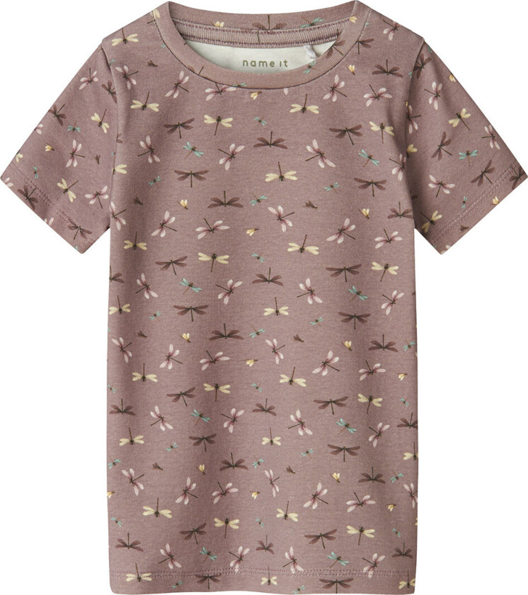 T-skjorte - NmfJoyane - Purple Dove - - 3 år (98) - T-skjorte