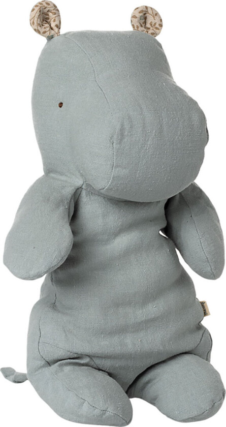 Kosedyr - Safari Friends - flodhest - Medium+ - Blå/Grå - - OneSize - Kosedyr